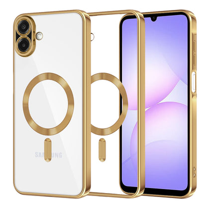MagSafe-etui til Samsung Galaxy A07 4G A075, Techsuit, Luxury Crystal, Guld