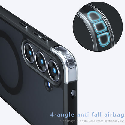 MagSafe cover til Samsung Galaxy A07 4G A075, Techsuit, PureFrost, Satin Sort