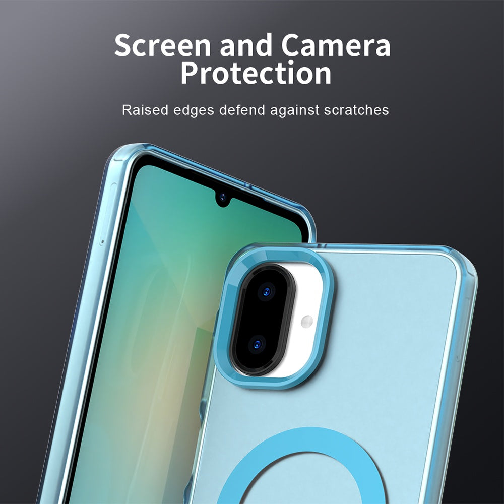 MagSafe-etui til Samsung Galaxy A07 4G A075, Techsuit, CandyCase, Blå