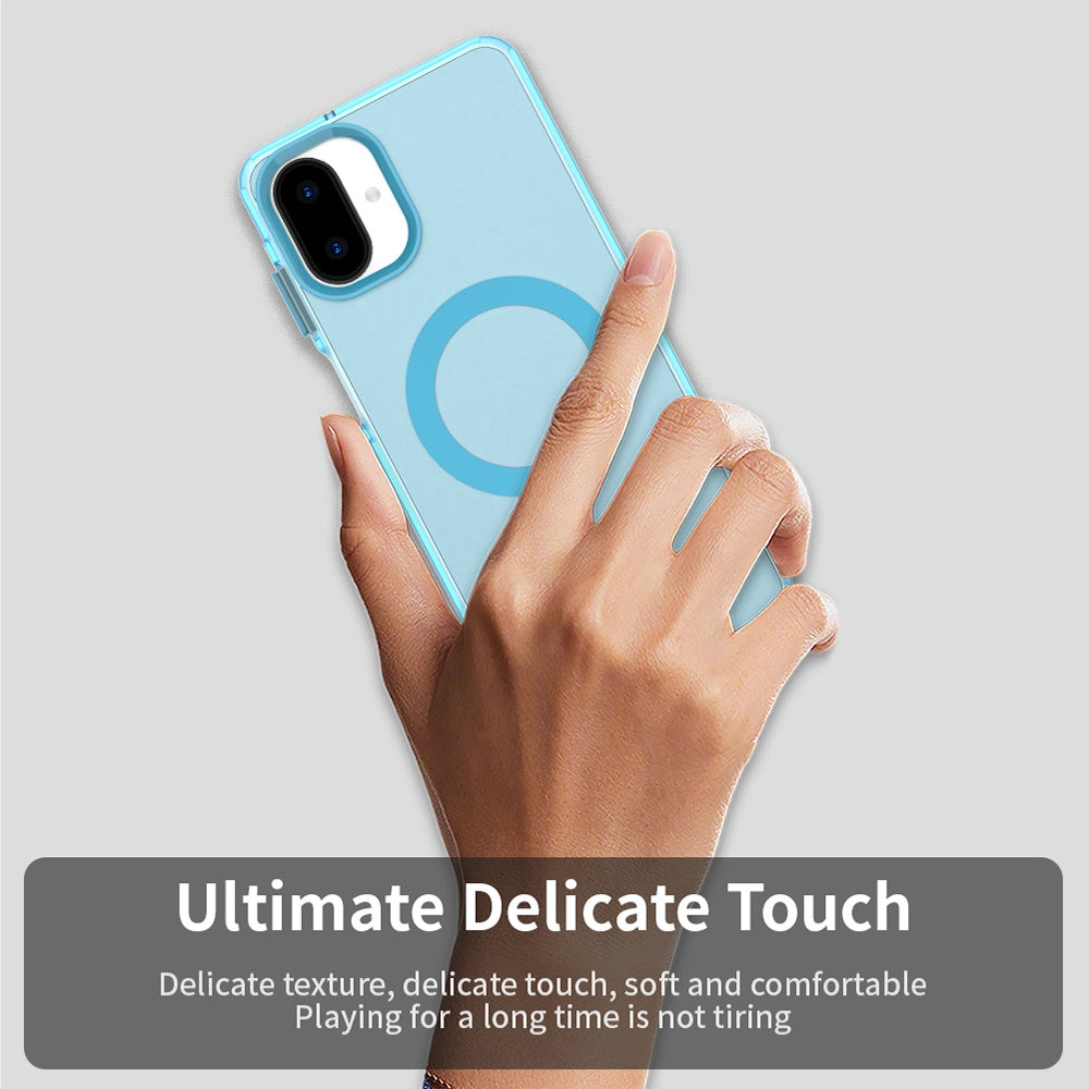 MagSafe-etui til Samsung Galaxy A07 4G A075, Techsuit, CandyCase, Blå