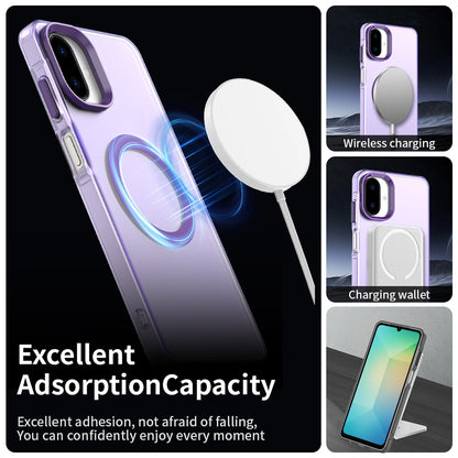 MagSafe-etui til Samsung Galaxy A07 4G A075, Techsuit, CandyCase, Lilla