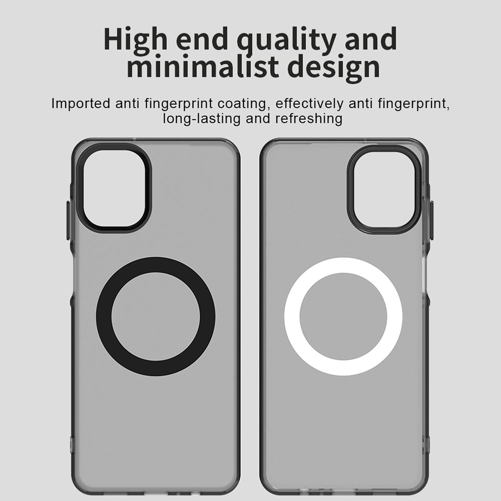 MagSafe-etui til Samsung Galaxy A07 4G A075, Techsuit, CandyCase, Sort