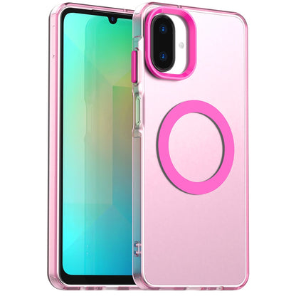 MagSafe-etui til Samsung Galaxy A07 4G A075, Techsuit, CandyCase, Lyserød