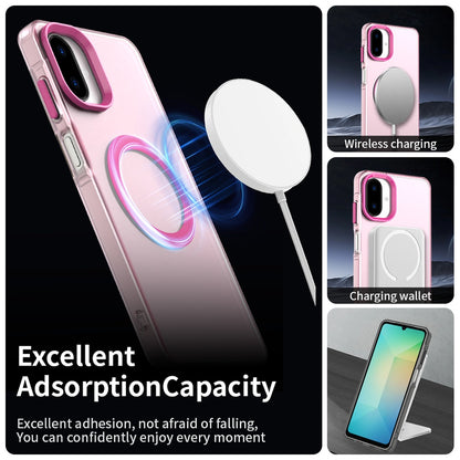 MagSafe-etui til Samsung Galaxy A07 4G A075, Techsuit, CandyCase, Lyserød