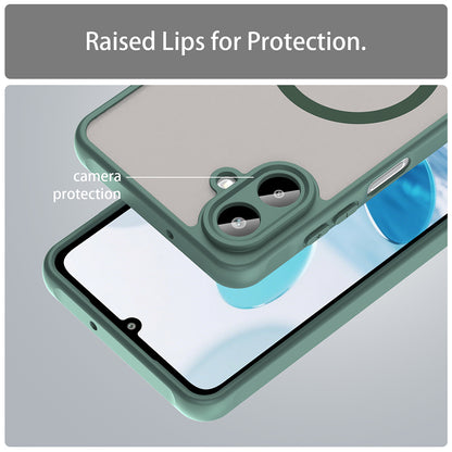 MagSafe-etui til Samsung Galaxy A07 4G A075, Techsuit, HaloFrost II, Grøn