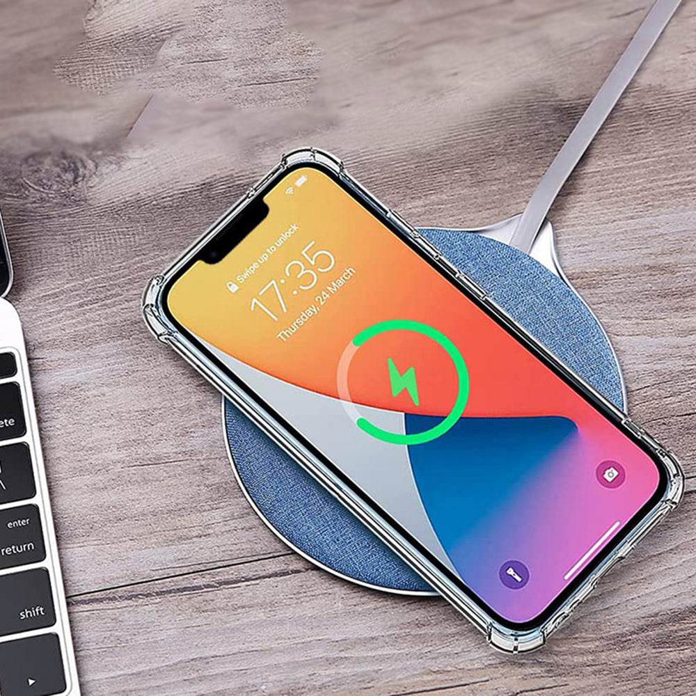 MagSafe-etui til Samsung Galaxy A15 5G A156 / A15 A155, Techsuit, stødabsorberende, gennemsigtig
