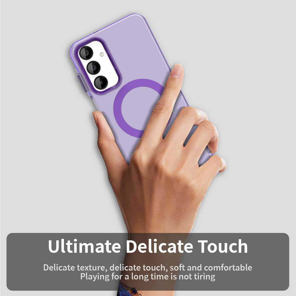 MagSafe-etui til Samsung Galaxy A16 5G A166 / A16 4G A165, Techsuit, CandyCase, Lilla