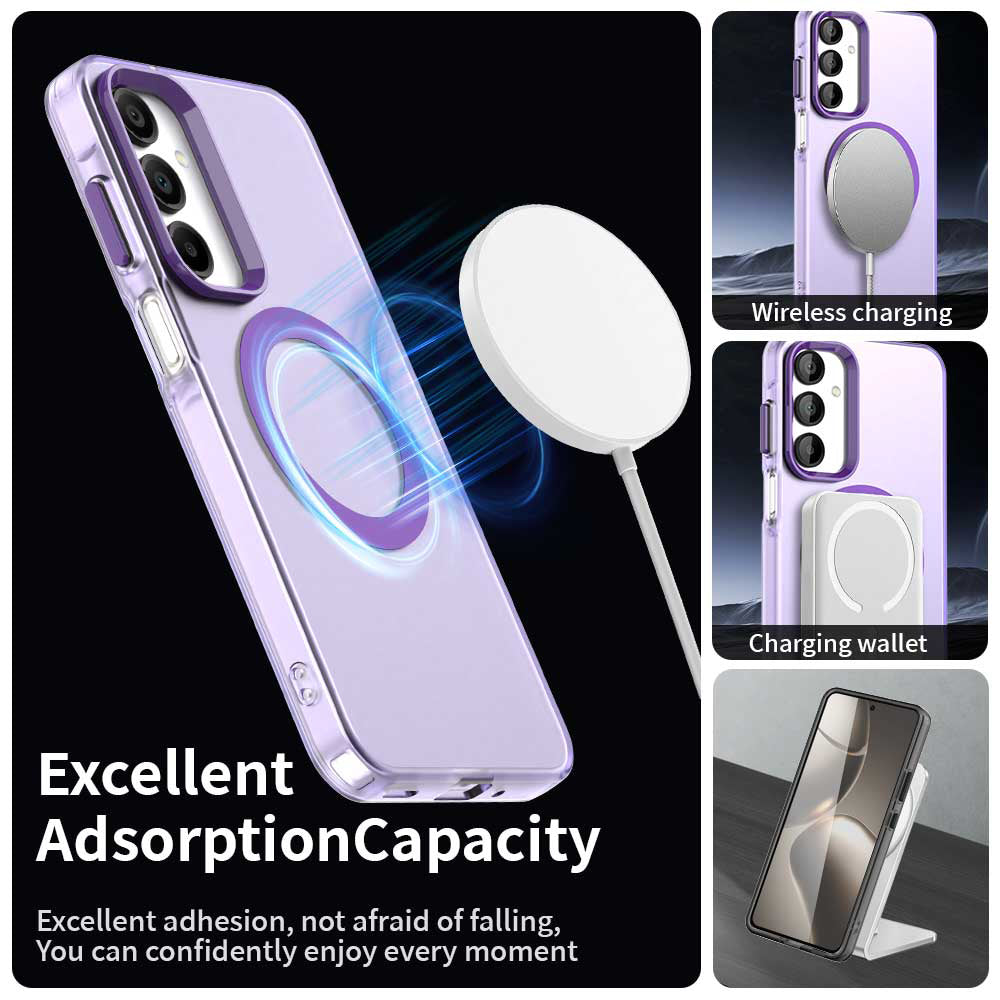 MagSafe-etui til Samsung Galaxy A16 5G A166 / A16 4G A165, Techsuit, CandyCase, Lilla