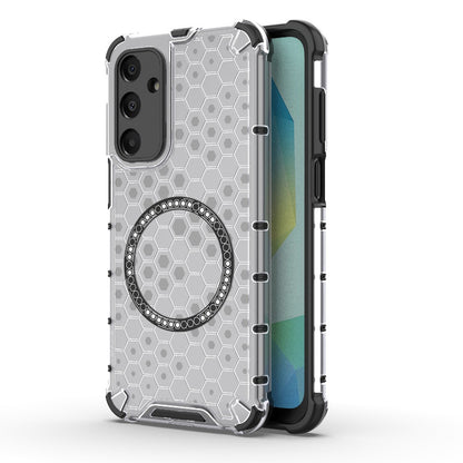 MagSafe-etui til Samsung Galaxy A16 5G A166 / A16 4G A165, Techsuit, HoneyComb Shield, Hvid
