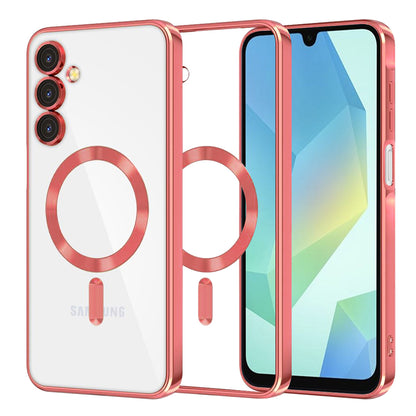 MagSafe-etui til Samsung Galaxy A16 5G A166 / A16 4G A165, Techsuit, Luxury Crystal, Rød