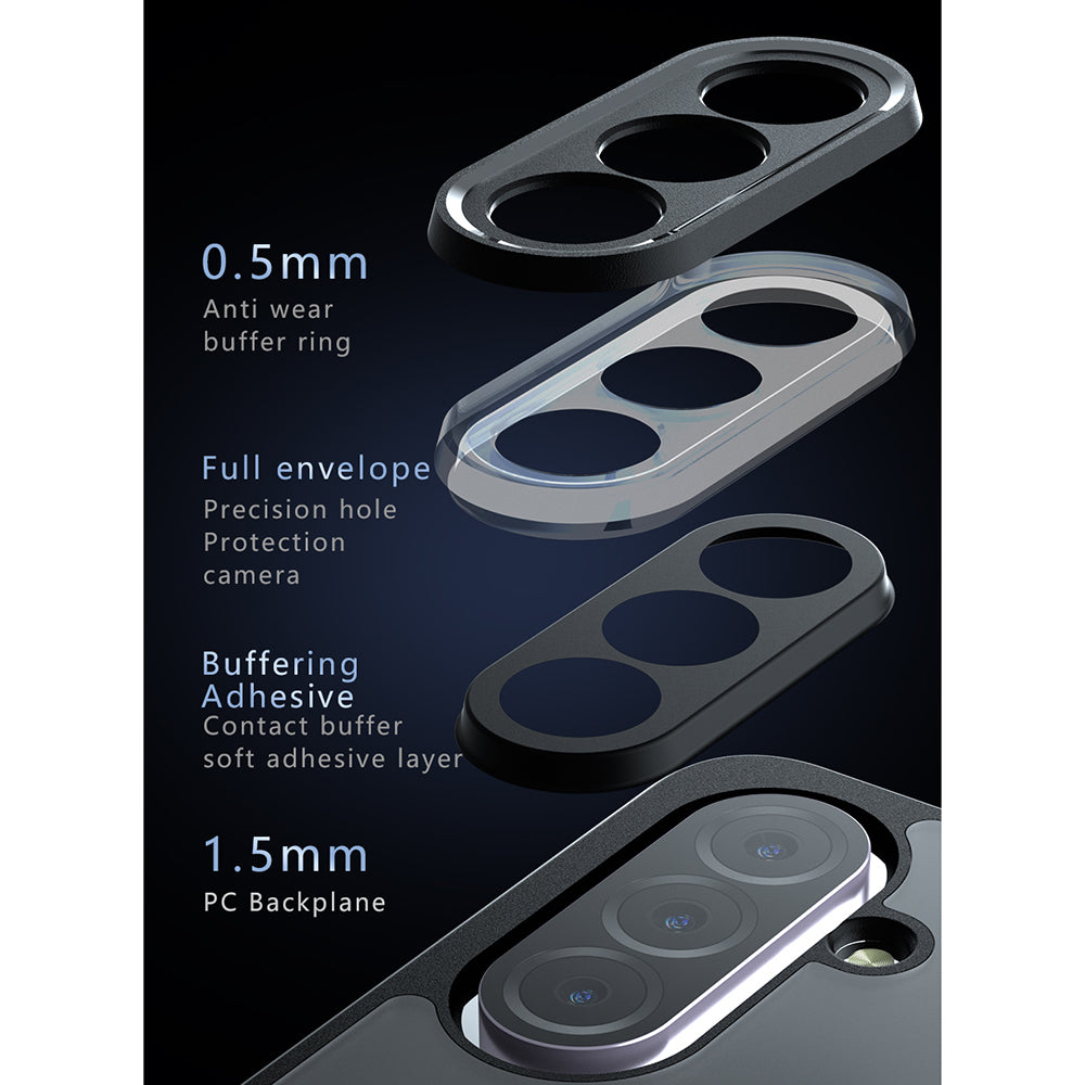 MagSafe-etui til Samsung Galaxy A16 5G A166 / A16 4G A165, Techsuit, PureFrost, Satin Sort