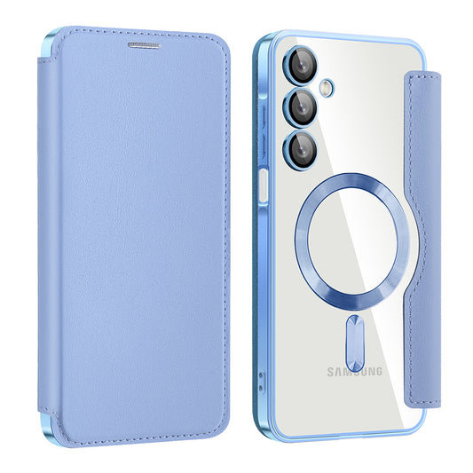 MagSafe-etui til Samsung Galaxy A16 5G A166 / A16 4G A165, Techsuit, SmartMag Book, Blå