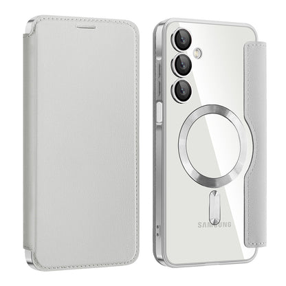 MagSafe-etui til Samsung Galaxy A16 5G A166 / A16 4G A165, Techsuit, SmartMag Book, Grå