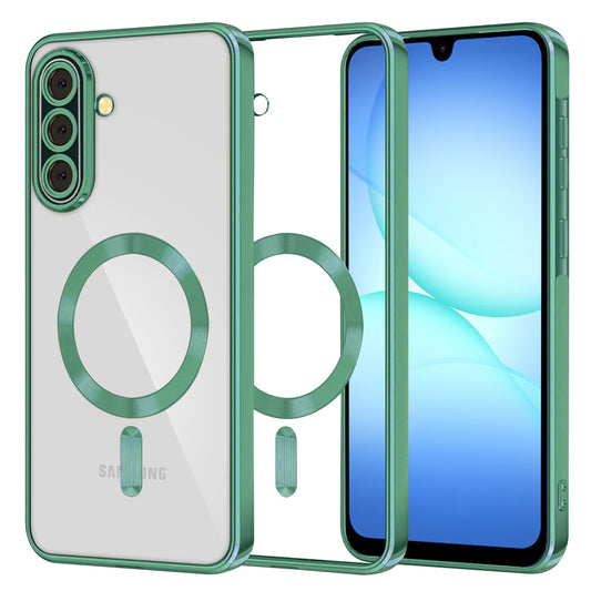 MagSafe-etui til Samsung Galaxy A17 4G / A17 5G, Techsuit, Luxury Crystal, Lysegrøn