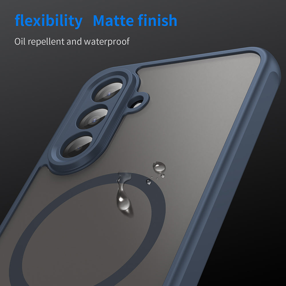 MagSafe-etui til Samsung Galaxy A17 5G, Techsuit, HaloFrost II, Mørkeblå