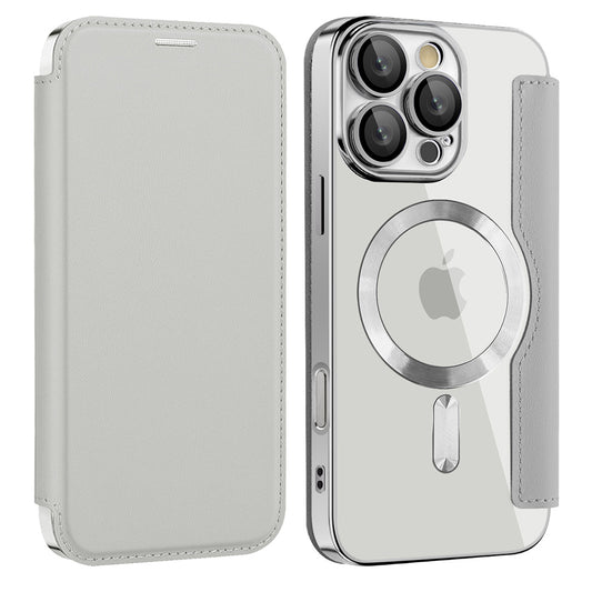 MagSafe-etui til Samsung Galaxy A17 5G, Techsuit, SmartMag Book, Grå