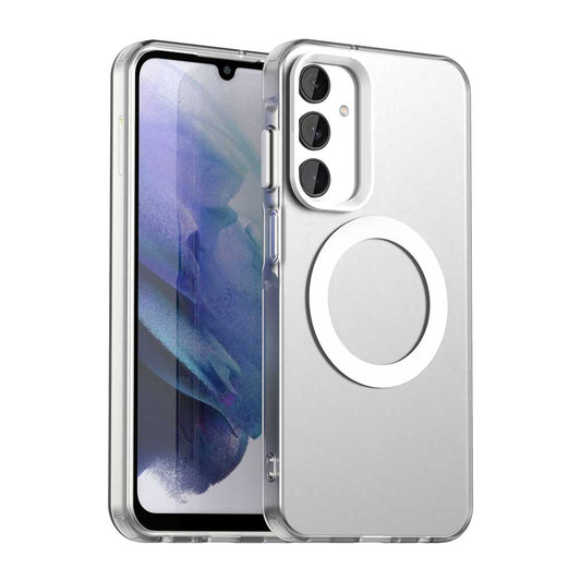 MagSafe-etui til Samsung Galaxy A25 A256, Techsuit, CandyCase, Hvid