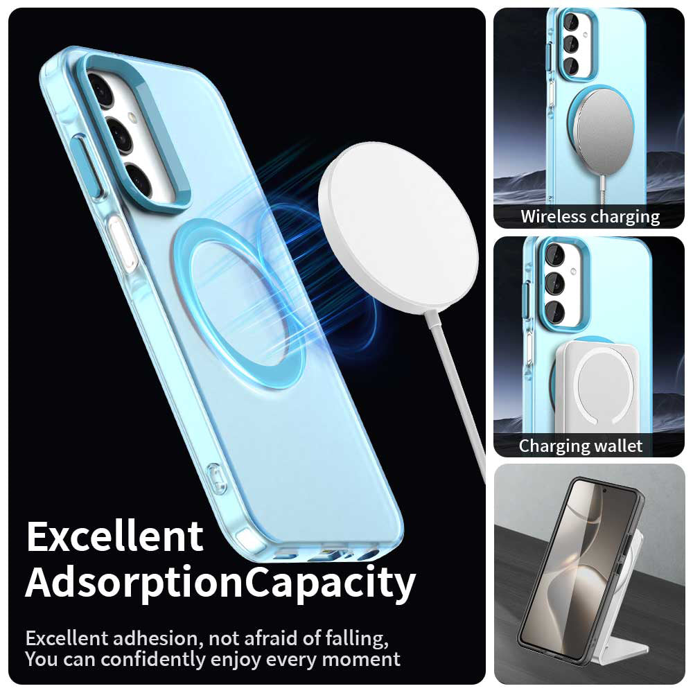 MagSafe-etui til Samsung Galaxy A25 A256, Techsuit, CandyCase, Blå