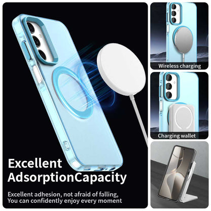MagSafe-etui til Samsung Galaxy A25 A256, Techsuit, CandyCase, Blå