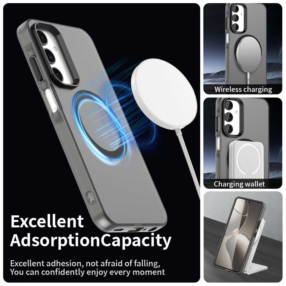 MagSafe-etui til Samsung Galaxy A25 A256, Techsuit, CandyCase, Sort