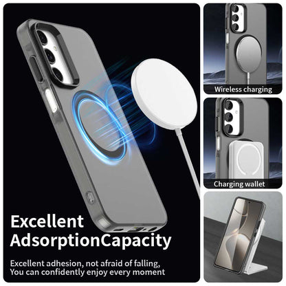 MagSafe-etui til Samsung Galaxy A25 A256, Techsuit, CandyCase, Sort