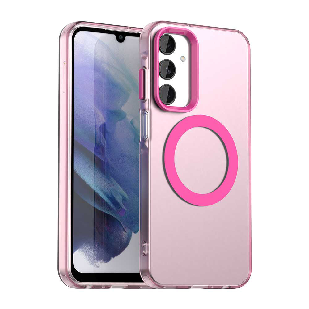 MagSafe-etui til Samsung Galaxy A25 A256, Techsuit, CandyCase, Lyserød
