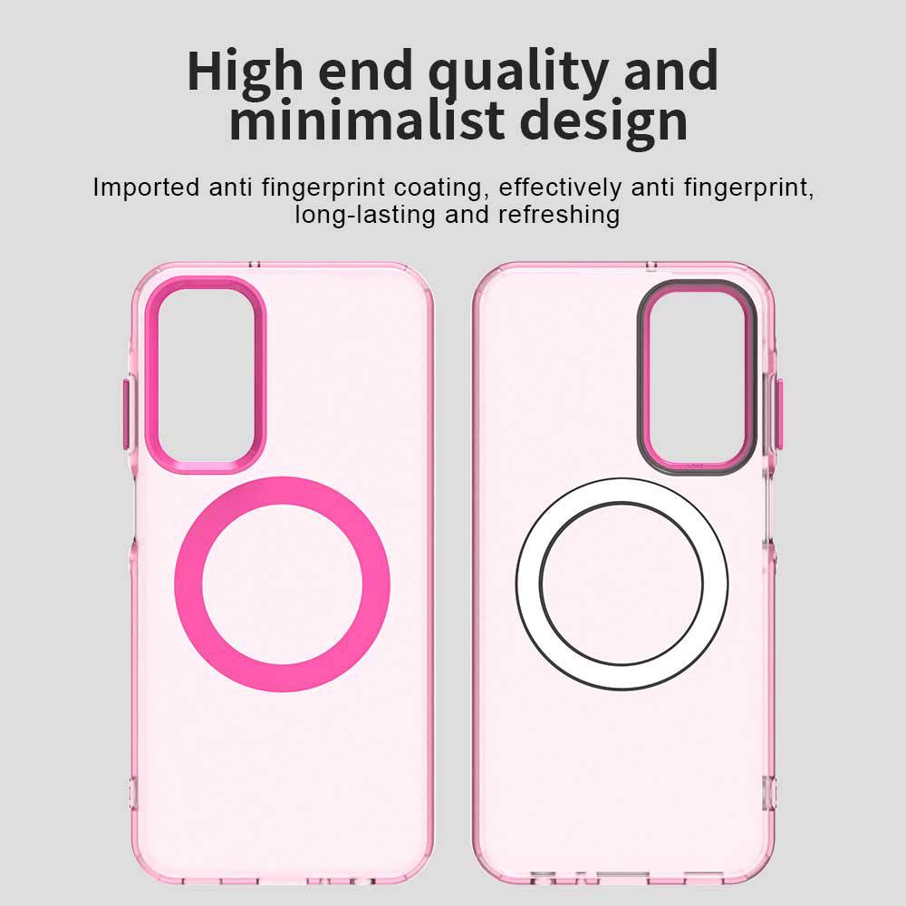 MagSafe-etui til Samsung Galaxy A25 A256, Techsuit, CandyCase, Lyserød