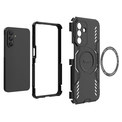 MagSafe-etui til Samsung Galaxy A26 A266, Techsuit, ArmorMag, Blå