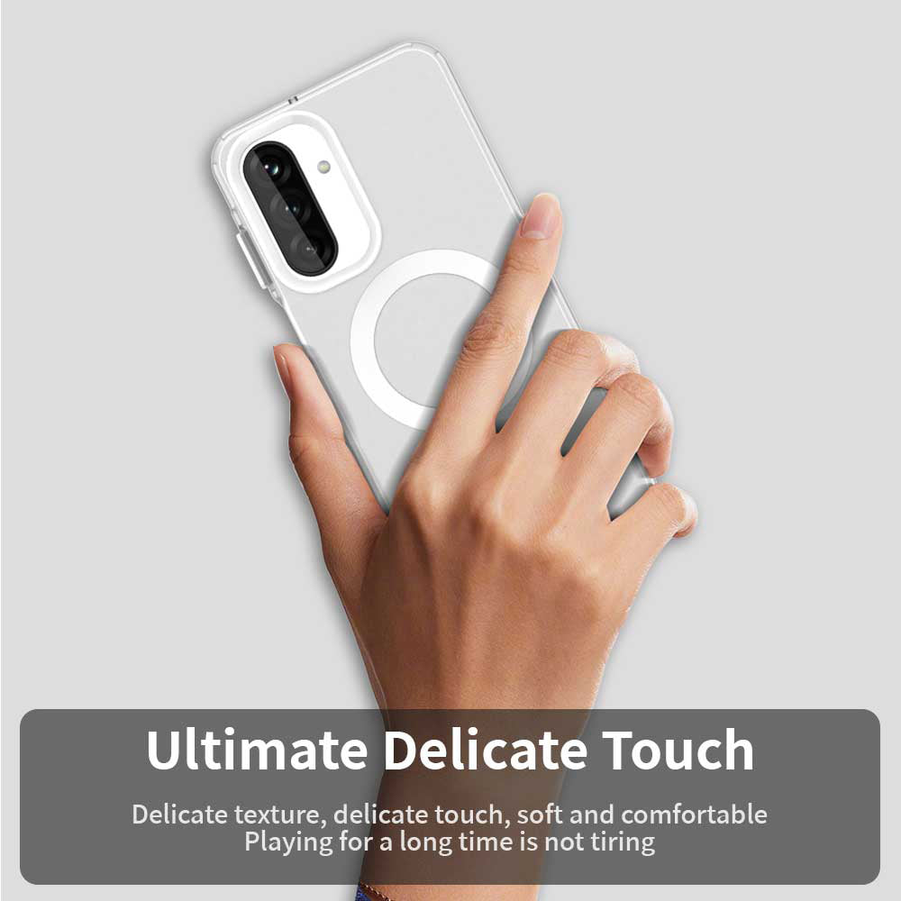 MagSafe-etui til Samsung Galaxy A26 A266, Techsuit, CandyCase, Hvid
