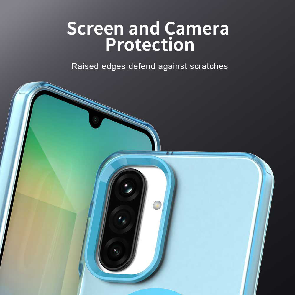 MagSafe-etui til Samsung Galaxy A26 A266, Techsuit, CandyCase, Blå