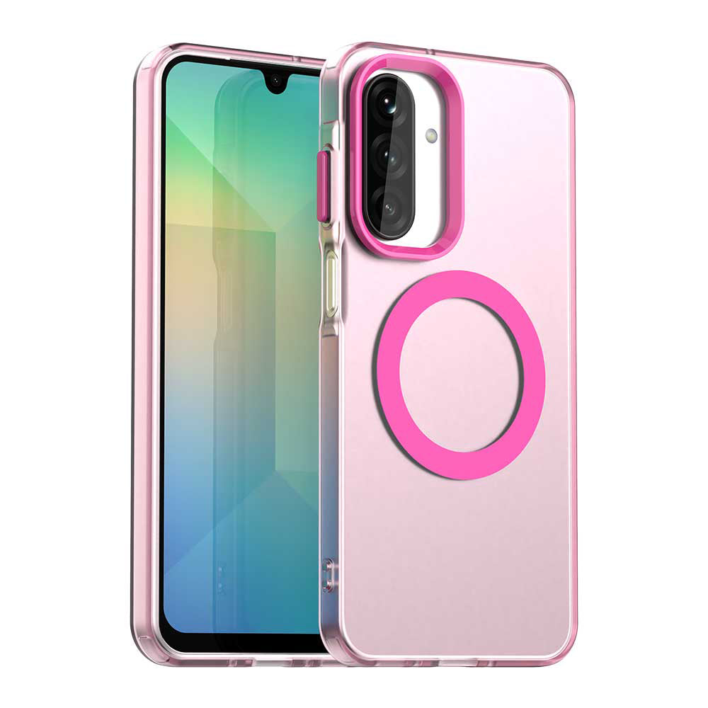 MagSafe-etui til Samsung Galaxy A26 A266, Techsuit, CandyCase, Lyserød