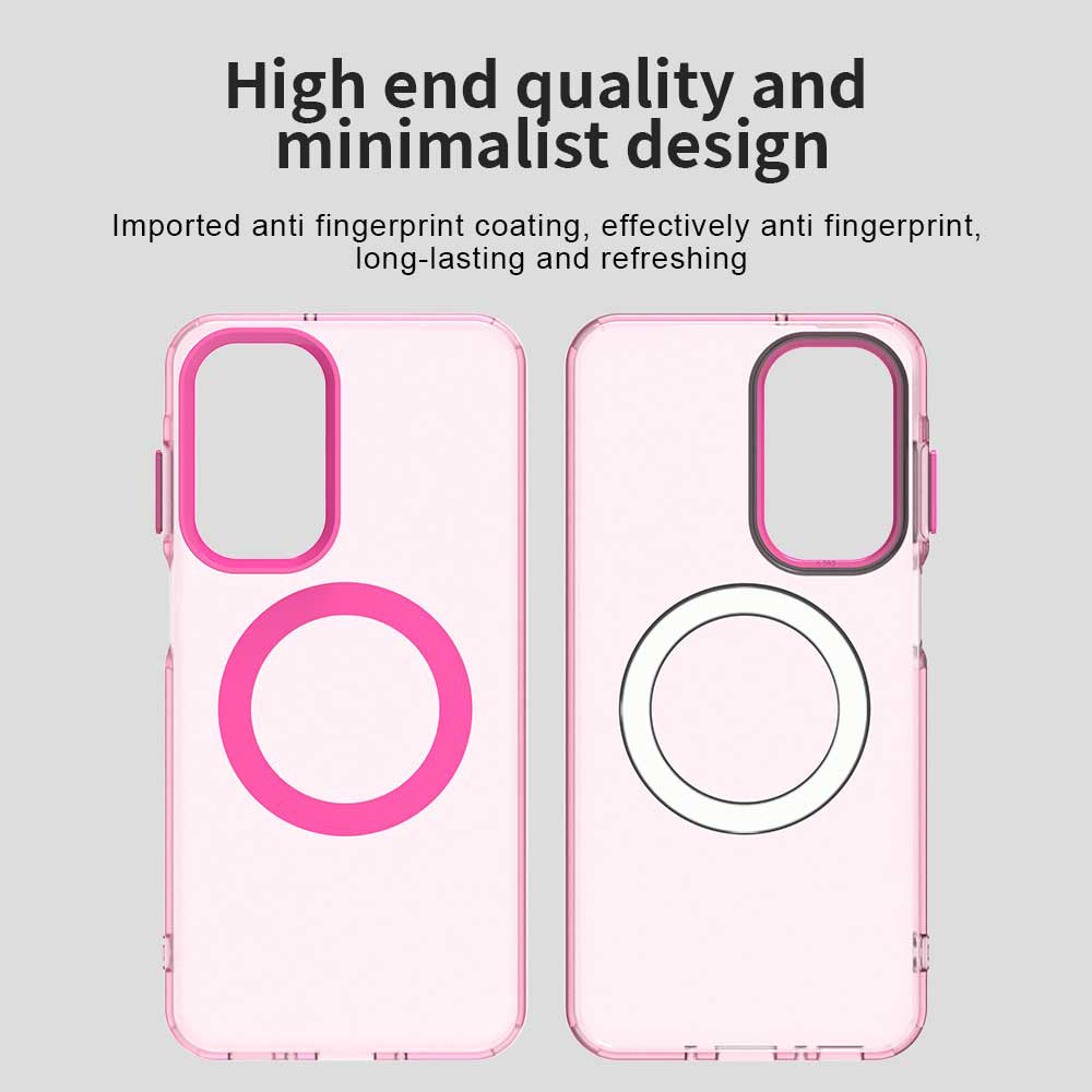 MagSafe-etui til Samsung Galaxy A26 A266, Techsuit, CandyCase, Lyserød