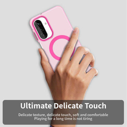 MagSafe-etui til Samsung Galaxy A26 A266, Techsuit, CandyCase, Lyserød