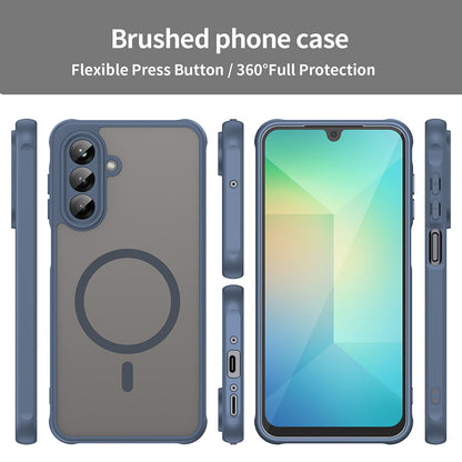 MagSafe-etui til Samsung Galaxy A26 A266, Techsuit, HaloFrost II, Mørkeblå
