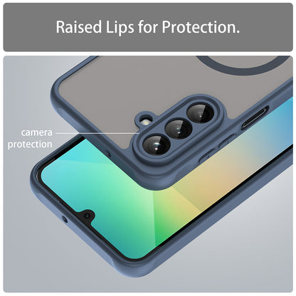 MagSafe-etui til Samsung Galaxy A26 A266, Techsuit, HaloFrost II, Mørkeblå