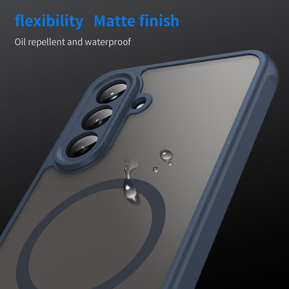 MagSafe-etui til Samsung Galaxy A26 A266, Techsuit, HaloFrost II, Mørkeblå
