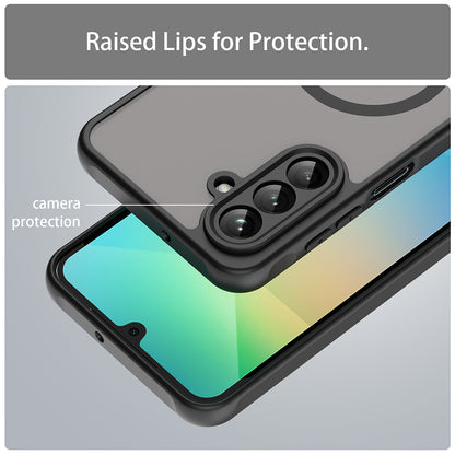 MagSafe-etui til Samsung Galaxy A26 A266, Techsuit, HaloFrost II, Sort