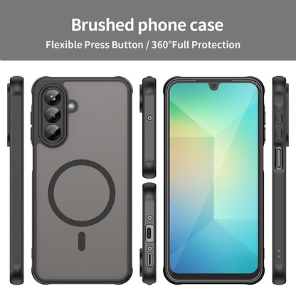 MagSafe-etui til Samsung Galaxy A26 A266, Techsuit, HaloFrost II, Sort