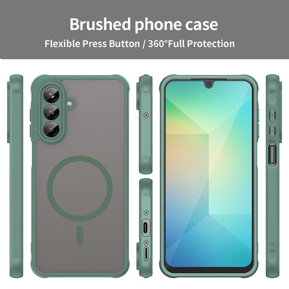 MagSafe-etui til Samsung Galaxy A26 A266, Techsuit, HaloFrost II, Grøn