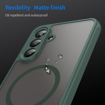 MagSafe-etui til Samsung Galaxy A26 A266, Techsuit, HaloFrost II, Grøn