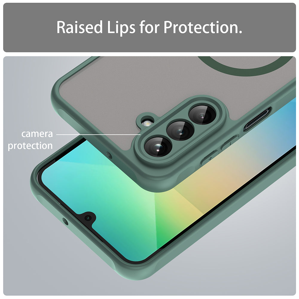 MagSafe-etui til Samsung Galaxy A26 A266, Techsuit, HaloFrost II, Grøn