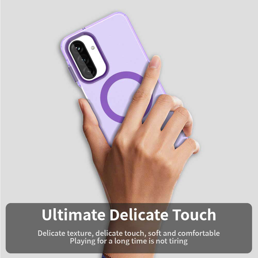 MagSafe-etui til Samsung Galaxy A27 5G, Techsuit, CandyCase, Lilla