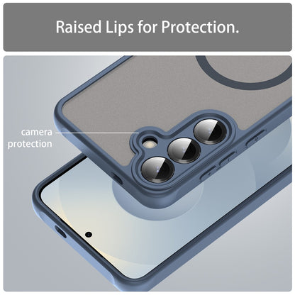 MagSafe-etui til Samsung Galaxy A27 5G, Techsuit, HaloFrost II, Mørkeblå
