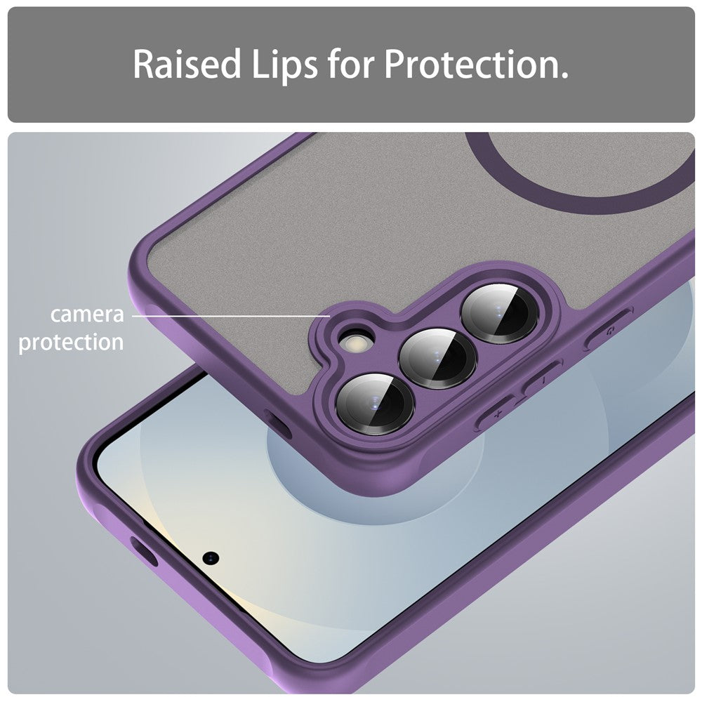 MagSafe-etui til Samsung Galaxy A27 5G, Techsuit, HaloFrost II, Lilla