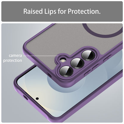 MagSafe-etui til Samsung Galaxy A27 5G, Techsuit, HaloFrost II, Lilla
