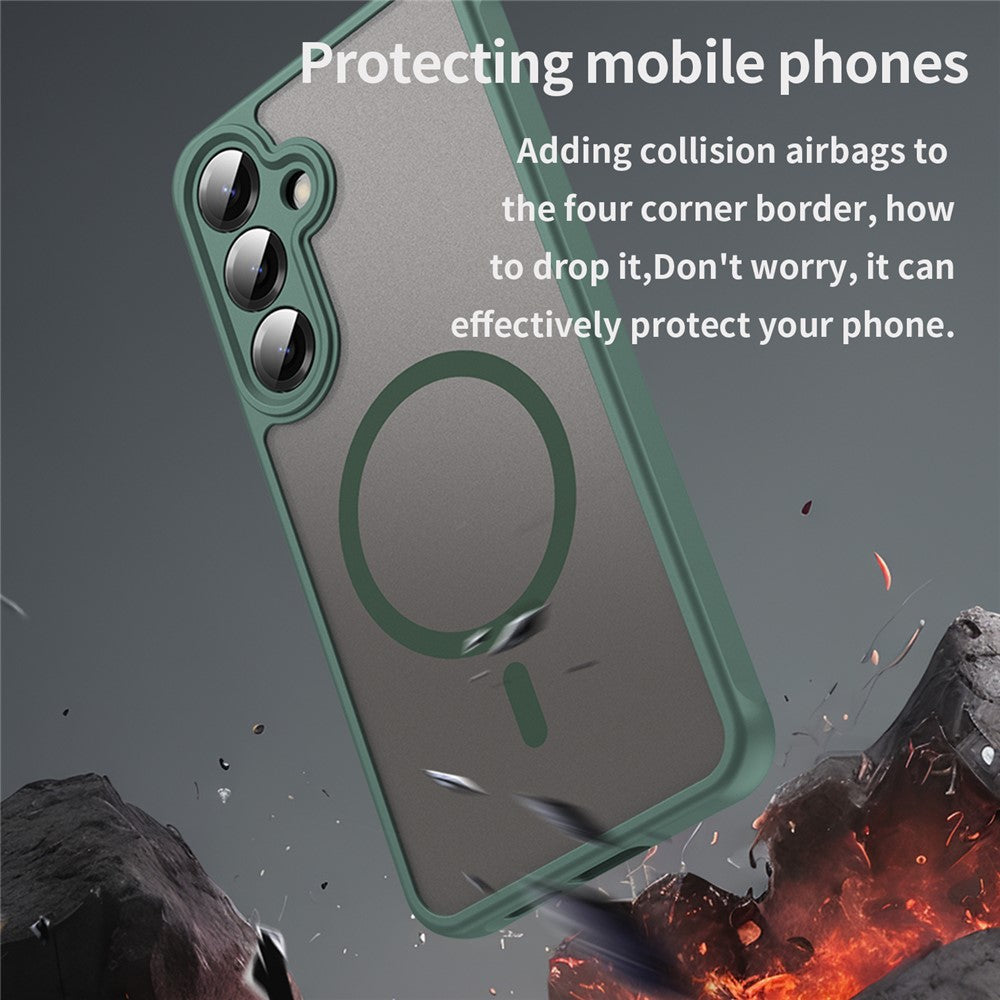 MagSafe-etui til Samsung Galaxy A27 5G, Techsuit, HaloFrost II, Grøn