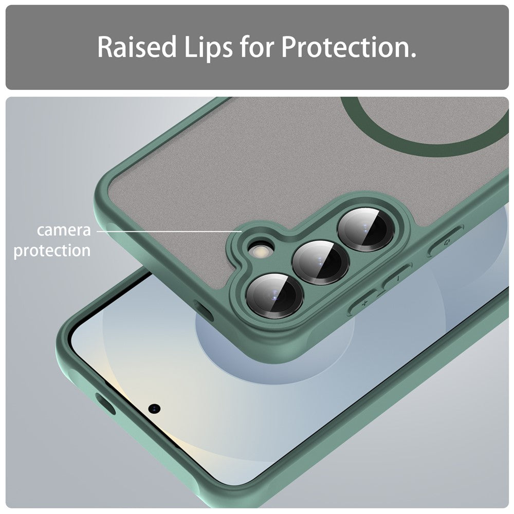 MagSafe-etui til Samsung Galaxy A27 5G, Techsuit, HaloFrost II, Grøn