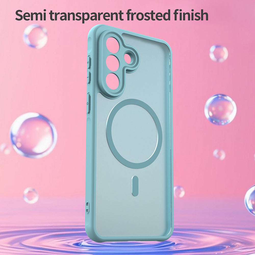 MagSafe-etui til Samsung Galaxy A27 5G, Techsuit, HaloFrost II, Lysegrøn