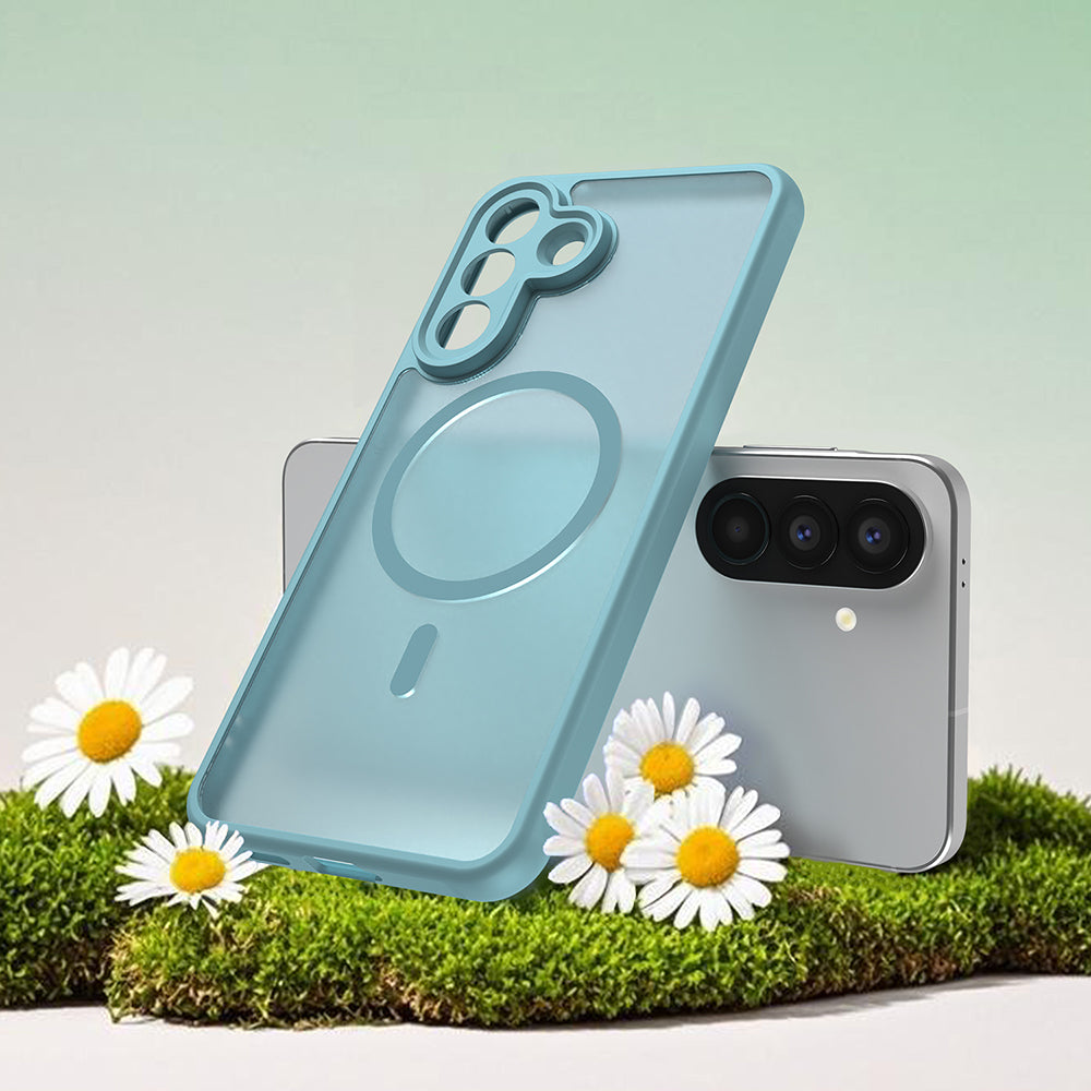 MagSafe-etui til Samsung Galaxy A27 5G, Techsuit, HaloFrost II, Lysegrøn