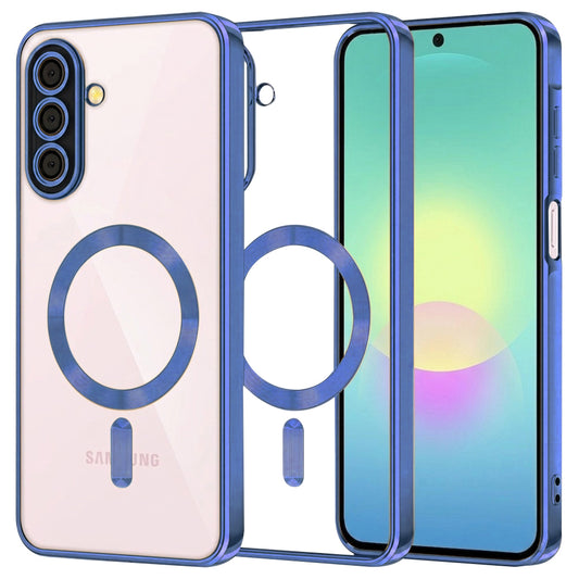 MagSafe-etui til Samsung Galaxy A27 5G, Techsuit, Luxury Crystal, Mørkeblå